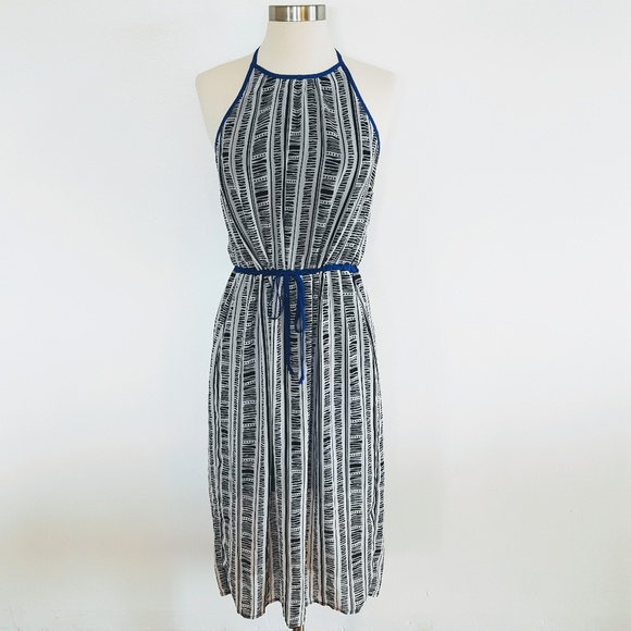 Mossimo | Modern Print Halter Dress - Sz M - Picture 3 of 7